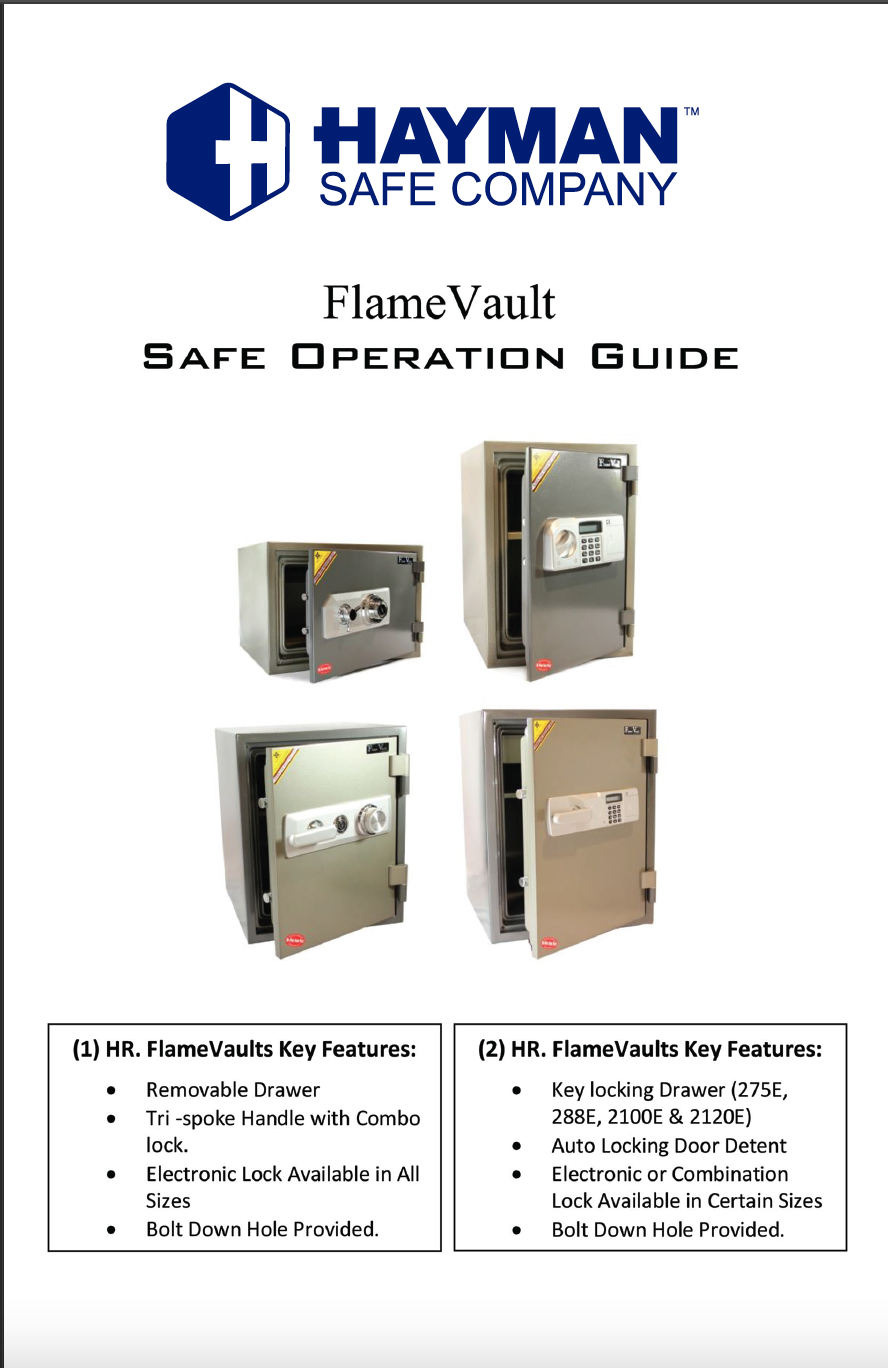 Click to download the FlameVault Operations Guide
