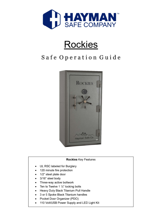 Click to download the Rockies Operations Guide